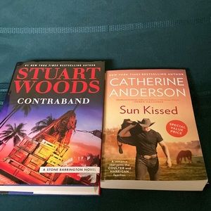 Like New 1 Stuart Woods 1 Catherine Anderson book